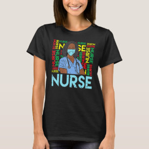 T-shirt Infirmière Histoire Noire Fierté Afro-Américaine M