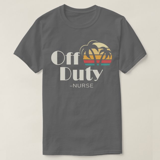 T-shirt Infirmière hors service (Design devant)