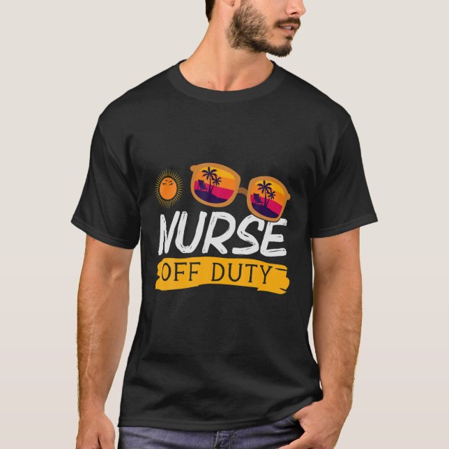 T-shirt Infirmière hors service drôle Été Infirmières Sema (Devant)