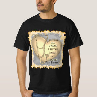 T-shirt Infirmière inscrite de la RN du coeur jaune