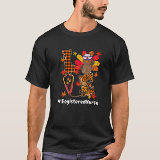 T-shirt Infirmière inscrite Love Turkey Stethoscope Tha