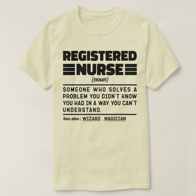 T-shirt Infirmière inscrite Noun Santé Travail Médicale Ce (Design devant)