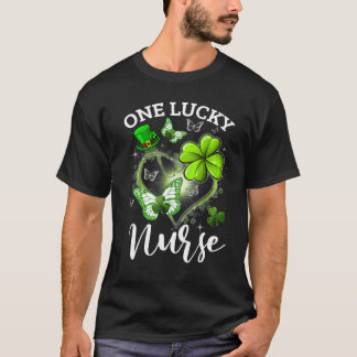 T-shirt Infirmière Jour de la Saint Patrick Une infirmière