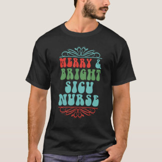 T-shirt infirmière joyeuse et lumineuse en soins intensifs