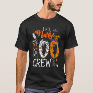 T-shirt Infirmière L&D Boo Crew Halloween Nurs de travail