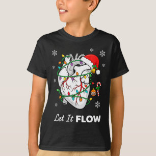T-shirt Infirmière laisser couler Anatomie Cœur Cardiaque 