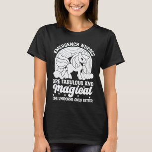 T-shirt Infirmière Licorne Soignant Urgences Hôpital Infi