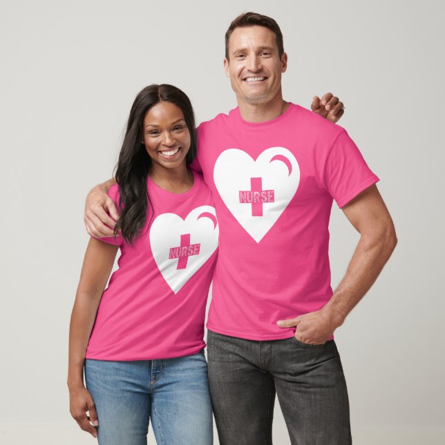 T-shirt Infirmière Love Art (Unisexe)