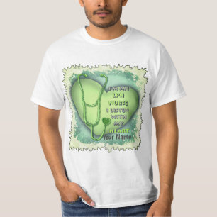 T-shirt Infirmière LPN Coeur Vert