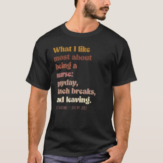 T-shirt Infirmière Lunatique Bohème Vintage