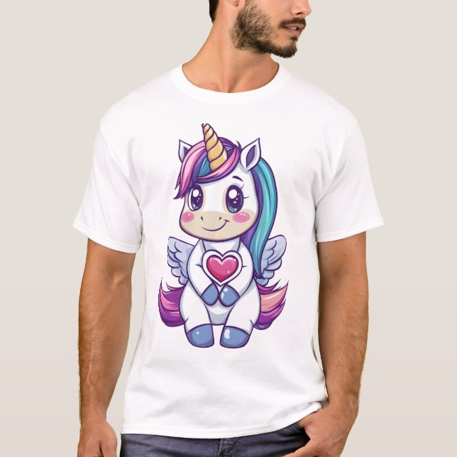 T-shirt Infirmière Magique Licorne (1) (Devant)