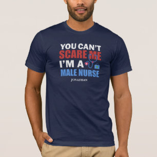 T-shirt Infirmière masculine personnalisée amusante