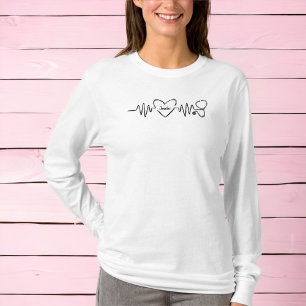 T-shirt Infirmière Médicale Docteur sur mesure Coeur-batte