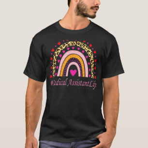 T-shirt Infirmière Médicale Leopard Rainbow Nurse's We