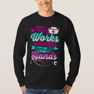 T-shirt Infirmière Médicale Médicale aidante jolie