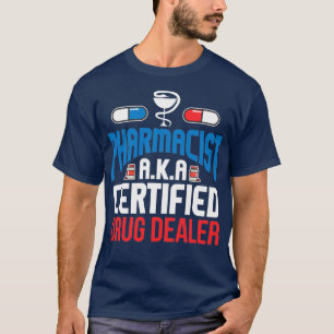 T-shirt Infirmière médicale pharmacienne certifiée