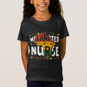 T-Shirt Infirmière Melanin Noir Africain Noir Historique