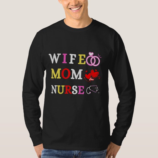 T-shirt Infirmière mère (Devant)