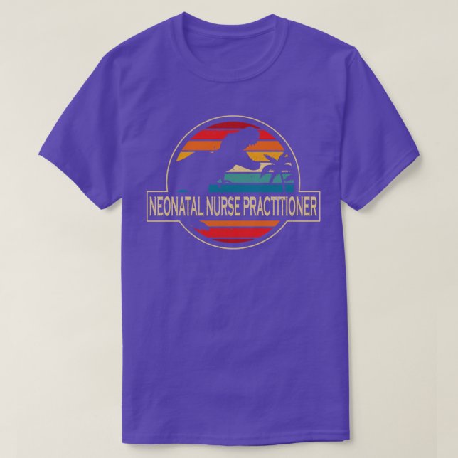 T-shirt Infirmière néonatale Praticien Dinosaur (Design devant)