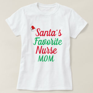 T-shirt Infirmière Noël Cadeau d'appréciation préféré du P