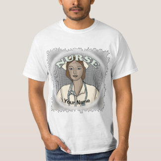 T-shirt infirmière noire