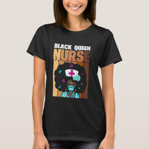 T-shirt Infirmière noire Amour afro Femmes africaines Méla