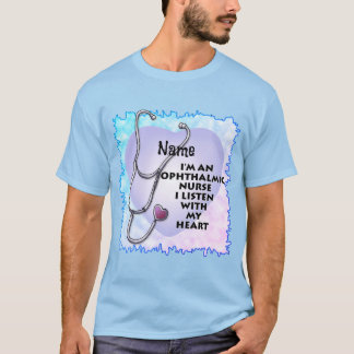T-shirt Infirmière ophtalmique Stethoscope Coeur infirmièr