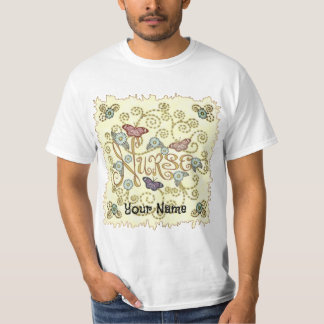T-shirt Infirmière papillon 