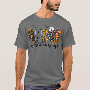 T-shirt Infirmière Par Jour Sorcière Par Nuit Infirmière S