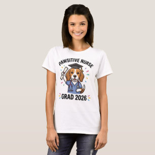 T-shirt Infirmière Patte Positive Chien Beagle Promotion 2