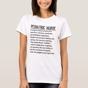 T-shirt infirmière pédiatrique