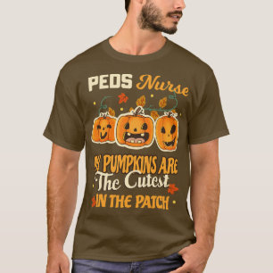 T-shirt Infirmière pédiatrique Citrouilles Funny Halloween