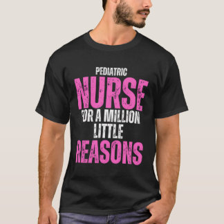 T-shirt Infirmière Pédiatrique Pour Un Million De Petites 