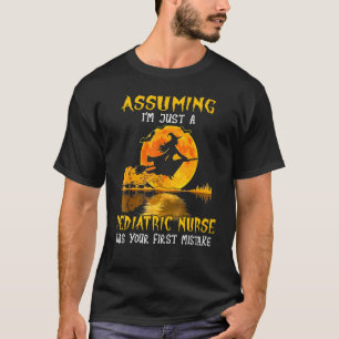 T-shirt Infirmière pédiatrique sorcière salle d'équitation