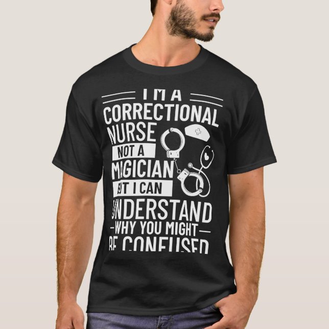 T-shirt Infirmière pénitentiaire (Devant)