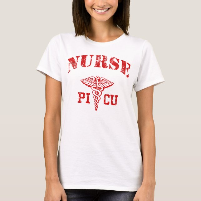 T-shirt Infirmière PICU (Devant)