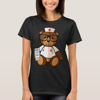 T-shirt infirmière pour l'ours en peluche pour la 