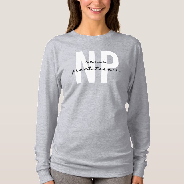 T-shirt Infirmière praticienne NP Graduation Cadeau (Devant)