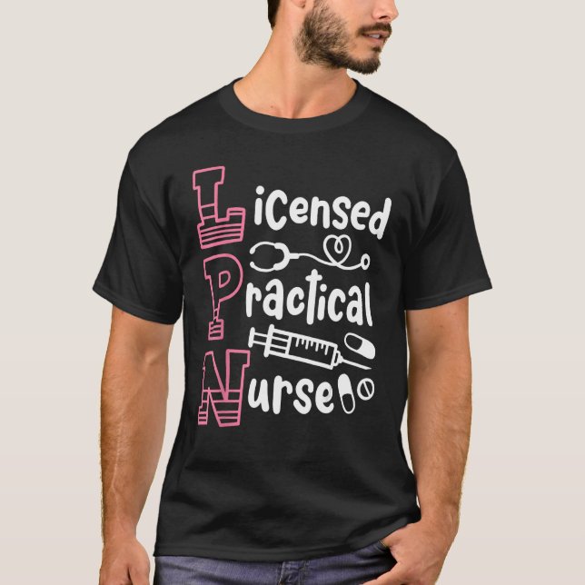 T-shirt Infirmière pratique autorisée LPN (Devant)