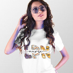 T-SHIRT INFIRMIÈRE PRATIQUE DE LICENCE LPN HALLOWEEN