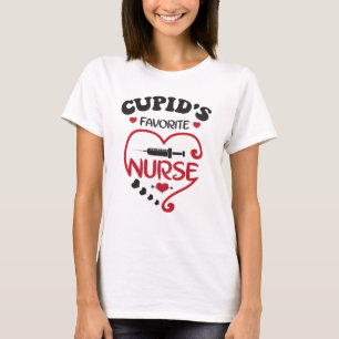T-shirt Infirmière préférée de Cupid, Infirmière de la Sai