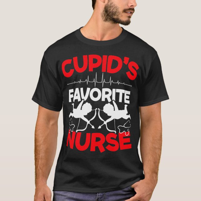 T-shirt Infirmière préférée de Cupid Valentines Jour des C (Devant)