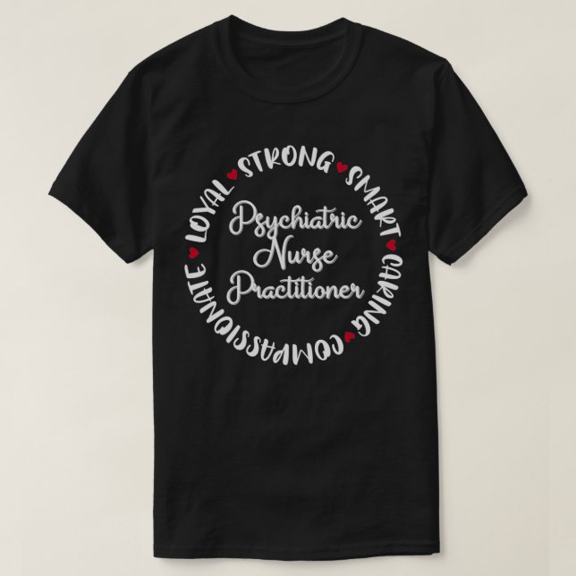 T-shirt Infirmière psychiatrique Praticien Cadeaux Infirmi (Design devant)