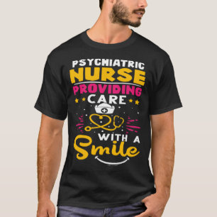 T-shirt Infirmière psychiatrique prodiguant des soins avec