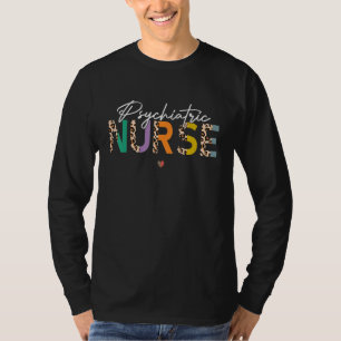 T-shirt Infirmière psychiatrique rétro Infirmière en santé
