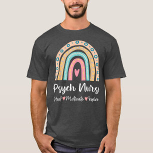 T-shirt Infirmière psychiatrique Soins de santé mentale Ra