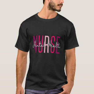 T-shirt Infirmière psychiatrique vintage en santé mentale 