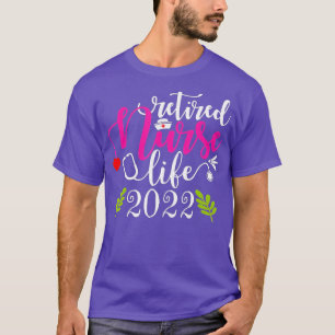 T-shirt Infirmière retraitée 2022 Infirmière retraite cade