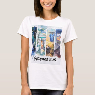 T-shirt Infirmière retraitée 2025 – Terminé les blouses, p