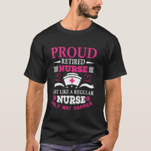 T-shirt Infirmière retraitée pour femmes drôle soins infir